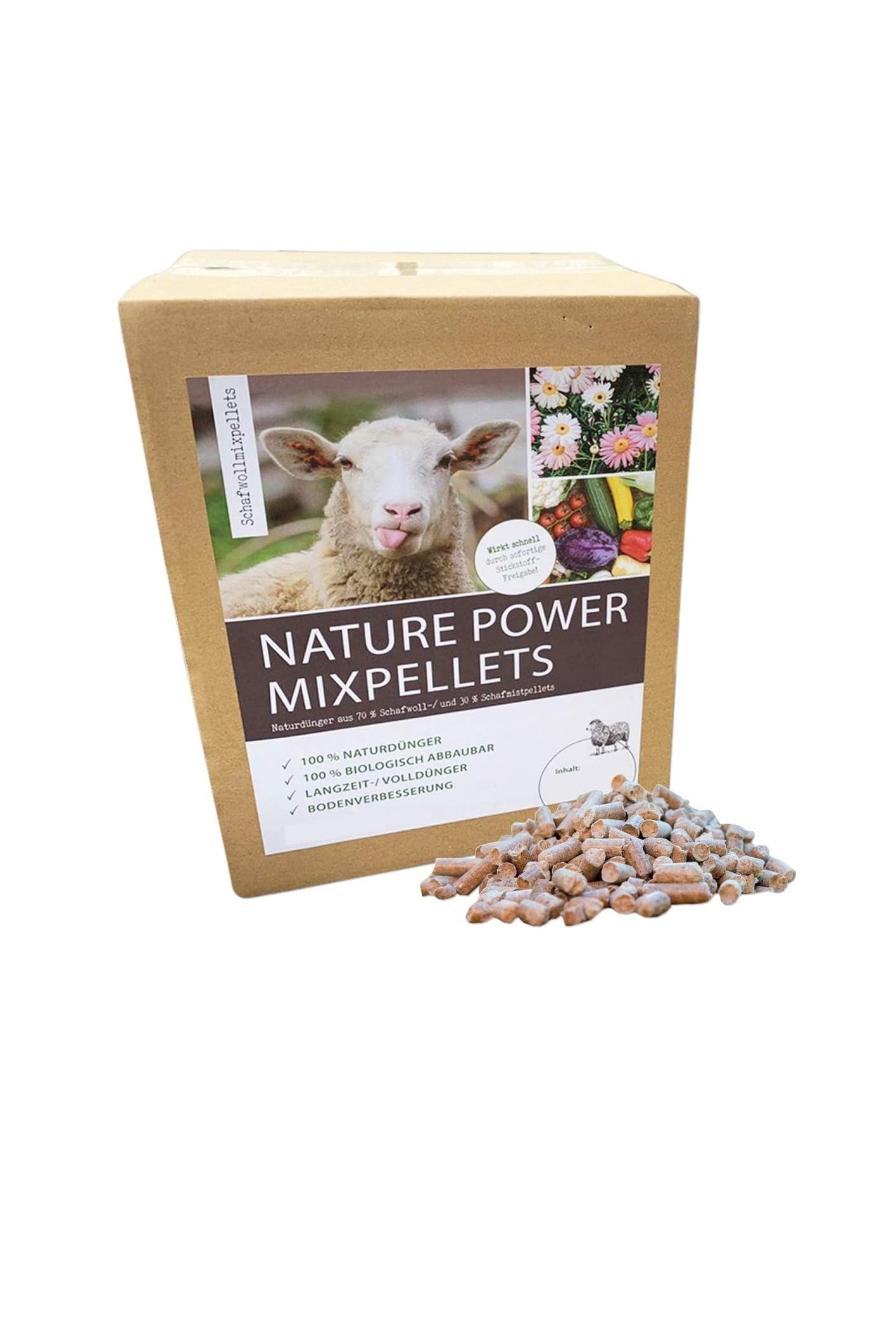 Schafwoll-Mix-Pellets